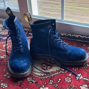 Blue Dr. Martens